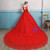 In Stock:Ship in 48 hours Red Tulle Wedding Dress