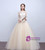 In Stock:Ship in 48 hours Long Sleeve Yellow Wedding Dress