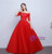 In Stock:Ship in 48 hours Red Short Sleeve Wedding Dress