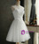 In Stock:Ship in 48 hours White Short Bridesmaid Dress