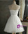 In Stock:Ship in 48 hours White Beading Homecoming Dress