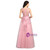 In Stock:Ship in 48 hours Pink Lace Beading Scoop Sleeveless