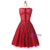 In Stock:Ship in 48 hours Burgundy Lace Short Dresses Embroidery Beaded