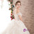 One Shoulder Pregnant Woman High Waist Haute Couture Wedding Dresses