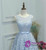 In Stock:Ship in 48 hours Blue Appliques Homecoming Dress