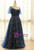 Plus Size Blue Tulle Sweetheart With Star Prom Dress