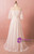 Plus Size White Chiffon Backless Wedding Dress