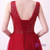 In Stock:Ship in 48 hours Red Deep V-neck Backless Prom Dress