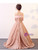 In Stock:Ship in 48 hours Pink Off The Shoulder Flower Girl Dress