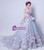 In Stock:Ship in 48 hours Ball Gown Cap Sleeve Tulle Appliques Wedding Dress