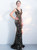 In Stock:Ship in 48 hours Mermaid Black Open Back Prom Dress