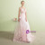 In Stock:Ship in 48 hours Pink Lace Straps Backless Prom Dress