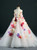 Fashion Ball Gown White Tulle Sweetheart Neck Flower Girl Dress