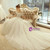 In Stock:Ship in 48 hours Ball Gown Ivory Off The Shoulder Wedding Dress