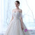 In Stock:Ship in 48 hours Sweetheart Champagne Tulle Wedding Dress