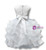 In Stock:Ship in 48 hours White Organza Lace Flower Girl Dress