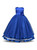In Stock:Ship in 48 hours Royal Blue Tulle Floor Length Flower Girl Dress