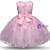 In Stock:Ship in 48 hours Pink Print With Flower Dress