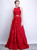 In Stock:Ship in 48 hours Red Floor Length Sleeveless Prom Dress