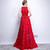 In Stock:Ship in 48 hours Red Floor Length Sleeveless Prom Dress