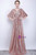 In Stock:Ship in 48 hours Pink Sequins V-neck Prom Dress