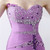 In Stock:Ship in 48 hours Hi Lo Purple Chiffon Sweetheart Prom Dress