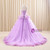 Ball Gown Purple Tulle Lace Sweetheart Wedding Dress