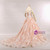 Fashion Pink Off The Shoulder Appliques Tulle Wedding Dress