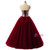 Burgundy Ball Gown Sweetheart Tulle Sequins Quinceanera Dresses