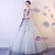 In Stock:Ship in 48 hours Pink Ready To Ship Gray Tulle V-neck Quinceanera Dresses