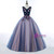 In Stock:Ship in 48 hours Ready To Ship Blue V-neck Quinceanera Dresses
