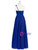 One Shoulder Royal Blue Beautiful Floor Length Bridesmaid Dresses