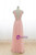 Cheap Pink Straps Chiffon Pleats Backless Bridesmaid Dress