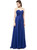 Simple Royal Blue Sweetheart Chiffon Bridesmaid Dress