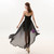 Black Sheath Chiffon Sweetheart With Flower Pleats Bridesmaid Dress