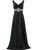 A-Line Chiffon V-neck Floor Length Bridesmaid Dress