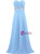 A-Line Sweetheart Chiffon Floor Length Bridesmaid Dress With Crystal