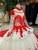 White Long Sleeve Tulle Appliques High Neck Long Train Wedding Dress