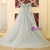 Blue Tulle Off The Shoulder Appliques Beading Wedding Dress