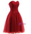 Short Tulle Sweetheart Knee Length Bridesmaid Dress