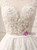 Cap Sleeve Applique Beaded Lace Hi-Lo Wedding Gowns