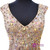 Mermaid V-neck Beaded Crystals Floor Length Champagne Prom Dress