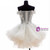 Sheer Beaded Grade Graduation White Short Homecoming Dress