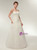 A-Line Sweetheart Tulle Lace Appliques Floor Length Wedding Dress