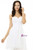 White Chiffon Sweetheart Knee Length Homecoming Dress