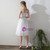 In Stock:Ship in 48 hours Simple Two Piece Tulle Tea Length Wedding Dress