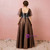 Plus Size Black Tulle Sweetheart Backless Floor Length Prom Dress