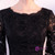 In Stock:Ship in 48 hours Short Black Champagne Lace Homecoming Dress