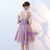 Pink Sweetheart Tulle Appliques Homecoming Dress