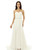 White Chiffon Sweetheart With Beading Pleats Bridesmaid Dress